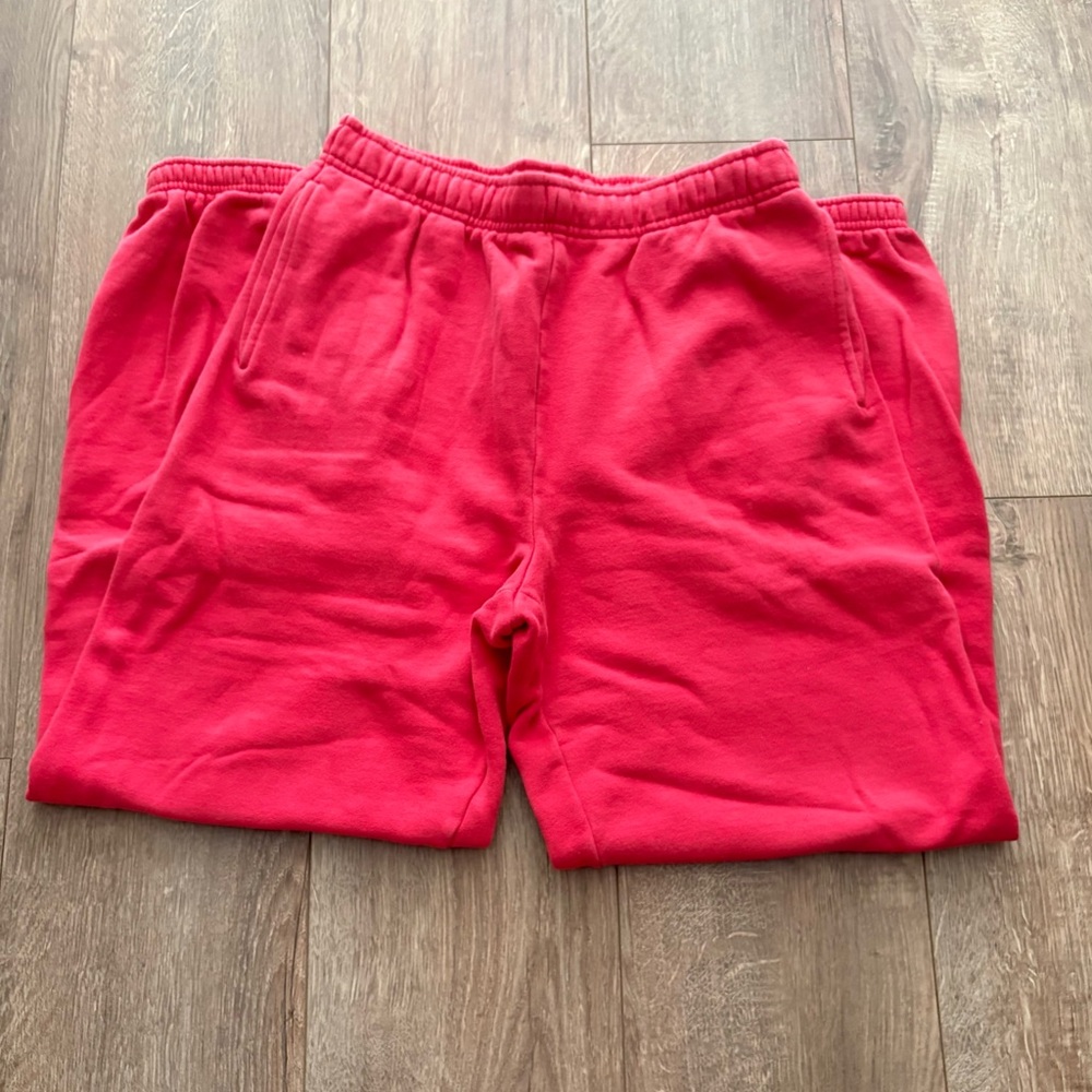 TNA Cozy Fleece barrel sweat Pants - Red - Picture 4 of 9